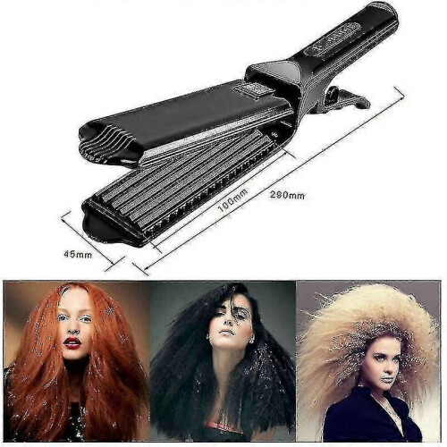 Modelador de Cabelo Elétrico com Placa Ondulada para Ondas e Tranças - YXY 1