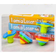 Trompos luminosos para niños, juego de 2, juguetes giratorios OVNI con luces LED intermitentes, divertidos recuerdos para fie