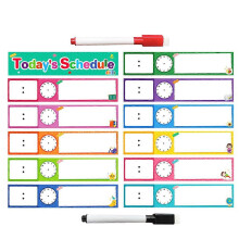 Tagesplaner für Kinder, visueller Stundenplan, multifunktionales Design, 12-teilig - YXY