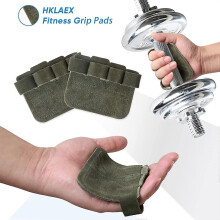 Fitness-Handschuhe mit Griffpolstern für Gewichtheben, Powerlifting, Cross-Training, Kreuzheben, 4-Finger-Schlaufen, für Me-Y