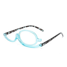 Gafas de maquillaje de un solo lado para mujer, plegables y giratorias, ideales para leer y maquillar los ojos. Herramienta d