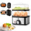 SUPERLEX 2 Types Egg Boiler Food Steamer Eggs Poacher Multi-Cooker Time Control 1