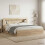 VidaXL vidaXL Headboard Cabinet with Storage Sonoma Oak Engineered Wood 5