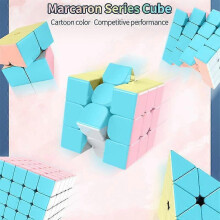 Professional Magic Speed Cube 2x2 3x3 4x4 5x5 Pyramid Magic Cube Cartoon-Good-YXY