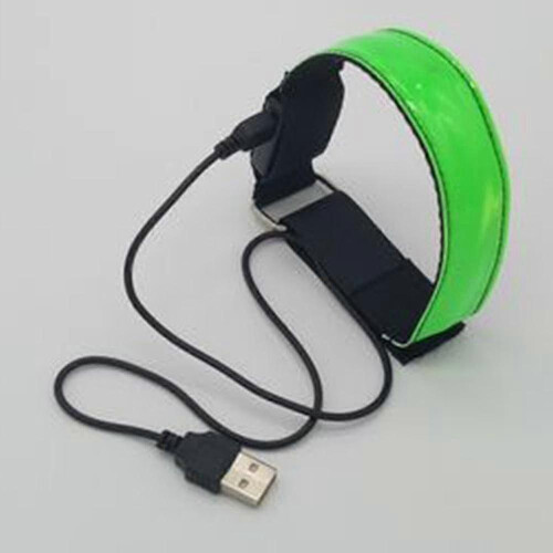 2 Pack Running Light For Runners Rechargeable Led Armband Reflective-YXY