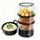 SUPERLEX 3-Tier Food Steamer 7.5L Capacity Stackable & Collapsible Baskets 550W 11