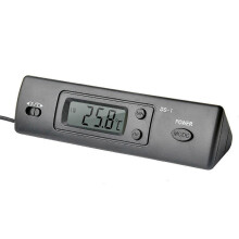 -1 Autothermometer mit LCD-Anzeige (C/F), Uhr, Temperatursensor, Regler, Innen- und Außenthermostat mit Sonde -YXY