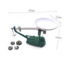 Vintage Pocket Scale Replica - Cast Iron & Glass Dial Miniature | Industrial Decor for Dollhouse-YXY