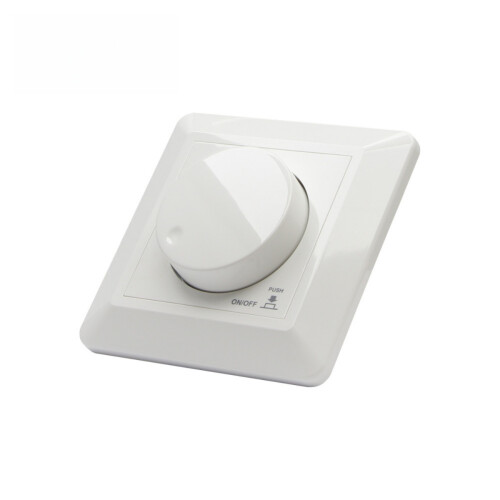 LED Dimmer Switch, Flush-Mounted Dimmer for Dimmable LED and Halogen, 5-300 W Dimmer Switch LED, Ph-YXY