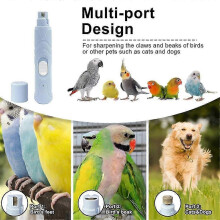Lime à ongles pour oiseaux, lime à bec pour oiseaux, lime à ongles silencieuse pour perroquets - YXY