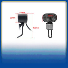 Fahrrad-Lithium-Akku-Scheinwerfer 12-48V, wasserdichter Stecker, Frontlampe-YXY