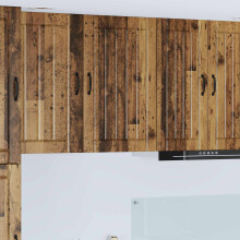 vidaXL Wall Cabinet LUCCA Old Wood 50 x 31 x 80 cm Engineered Wood