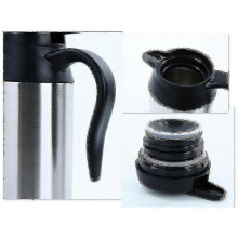Bouilloire électrique pour voiture 750 ml 12 V, idéale pour les voyages, le camping et les activités de plein air (voiture, c