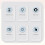 Magnetic 4-Channel 4-Group Timer LCD Display Timer Kitchen Cooking Experiment Milk Tea Learning Rem-YXY 3