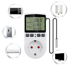 Termostato LCD per serra e uso agricolo, compatibile con 230 V, con display digitale - YXY