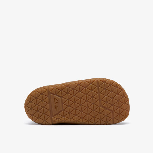 Clarks (Wide, 5 (Children's)) HarbourMove T Tan Leather 2