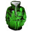 (Green,2XL)Nightmare Before Christmas 3d Printed Pullover Hoodie Jacket Coat Sweatshirts 1