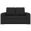 VidaXL vidaXL Folding Sofa Bed Black 148 x 71 x 83 cm Fabric 4
