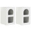 VidaXL vidaXL Bedside Table 2 pcs High Gloss White 29.5 x 33.5 x 50 cm 5