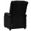 VidaXL vidaXL Recliner Chair Black Fabric 4