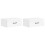 VidaXL vidaXL Wall-Mounted Bedside Cabinet with Drawer 2 pcs High Gloss White 1