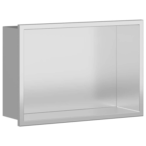 VidaXL vidaXL Duschnische Silber 30 x 20 x 9,5 cm Edelstahl 1