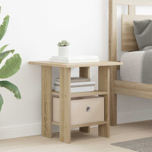 vidaXL Bedside Table Sonoma Oak 41 x 40 x 45 cm Engineered Wood