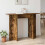 VidaXL vidaXL Console Table Smoked Oak 100 x 30 x 75 cm Engineered Wood 5