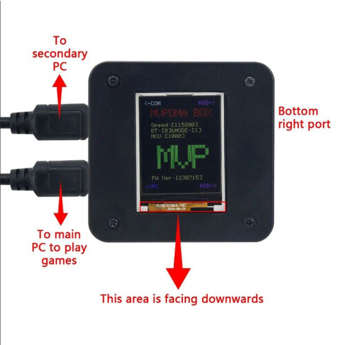 MVPDMA BOX B+ BPro Keyboard Mouse Controller Keyboard Mouse Macro with Black Shell for DMA Dual PC