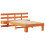 VidaXL vidaXL Bed Frame with Headboard Wax Brown 75 x 190 cm Solid Pine Wood 5