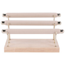 Wooden Jewelry Display Stand Ring Holder T-Bar Display Bracelets Anklets Jewelry Display Stand Packaging Jewelry Tool A