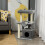 PawHut (Grey) PawHut Cat Tree, 90cm Cat Tower with Sisal Scratching Posts 2