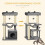 PawHut (Grey) PawHut Cat Tree, 90cm Cat Tower with Sisal Scratching Posts 6