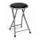 Oypla Oypla Black Padded Folding Breakfast Kitchen Bar Stool Seat 1
