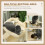 PawHut PawHut Cat Tree, 90cm Cat Tower with Sisal Scratching Posts, Beige 5