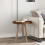 VidaXL vidaXL Table Top Dark Brown Ø 50 x 4 cm Solid Oak Wood 1