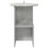 VidaXL vidaXL Side Table Concrete Grey Ø 39.5 x 55 cm Engineered Wood 5