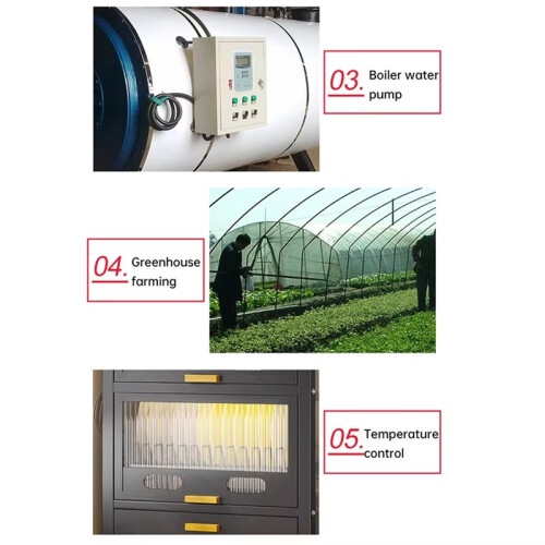 AC220V Digital Temperature Controller -60-500 K-Type Thermocouple Temperature Control  Display Thermoregulator 2