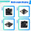 5V Brushless ESC  Brushless Motor Speed Controller Handheld Fan Drive Board with 6 Gears Speed Adjustable 6