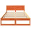 VidaXL vidaXL Bed Frame with Headboard Wax Brown 140 x 190 cm Solid Pine Wood 6