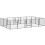 PawHut 16-Panel Heavy-Duty Puppy Playpen - Grey 1