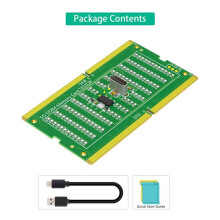 Speichersteckplatz-SO-DDR4-Speichertester, Diagnose-Analysegerät, Testkarte, Notebook-LED-Testerkarte