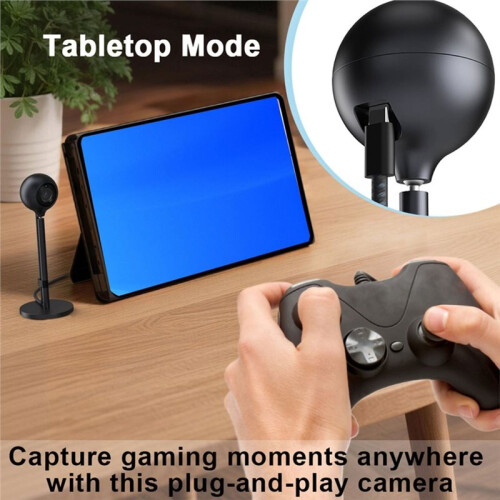 1080P Video Camera for  2 Game Console 2-Way Video Audio Cameras Computer PC Gaming Desktop Camera