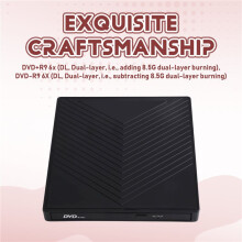 Externes Optisches Laufwerk USB 3.0 Typ C mit CD/DVD-RW-Funktion, Multifunktionslaufwerk und DVD-Brenner für PC und Laptop