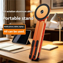 Opvouwbare Laptopstandaard en Magnetische Telefoonhouder, Draagbare Bureau-Statiefhouder van Aluminium