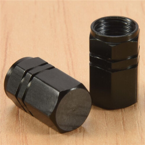 4PCS Tapas de Valvula de aire de rueda de neumaticos de aluminio para coche bicicleta 1