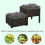 26L Raised Garden Planter Box Set (2 pcs) 4