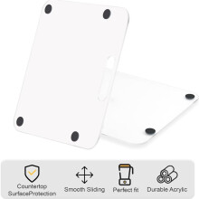 Transparent Acrylic Sliding Tray for Espresso Machine ES601/ES701, Acrylic Coffee Maker Sliding Tray