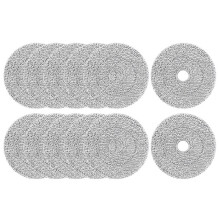 Pour Accessoires de Robot Aspirateur pour Deebot , Remplacement de Chiffon de Nettoyage, Pièces de Rechange 12pcs