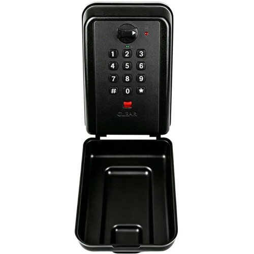 Wall-Mounted Key Lock Box,12 Digit Combination Lock Box for Keys with Code,Large Capacity &  Outdoor Lockbox